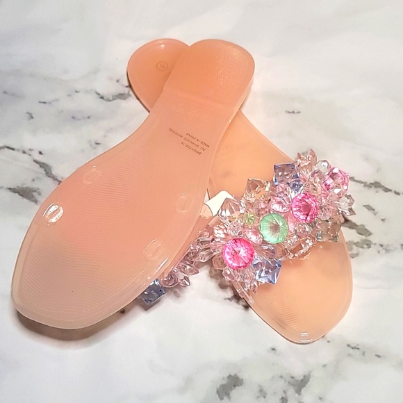 Crystal Beaded Summer Sandals - Picture 2 of 2